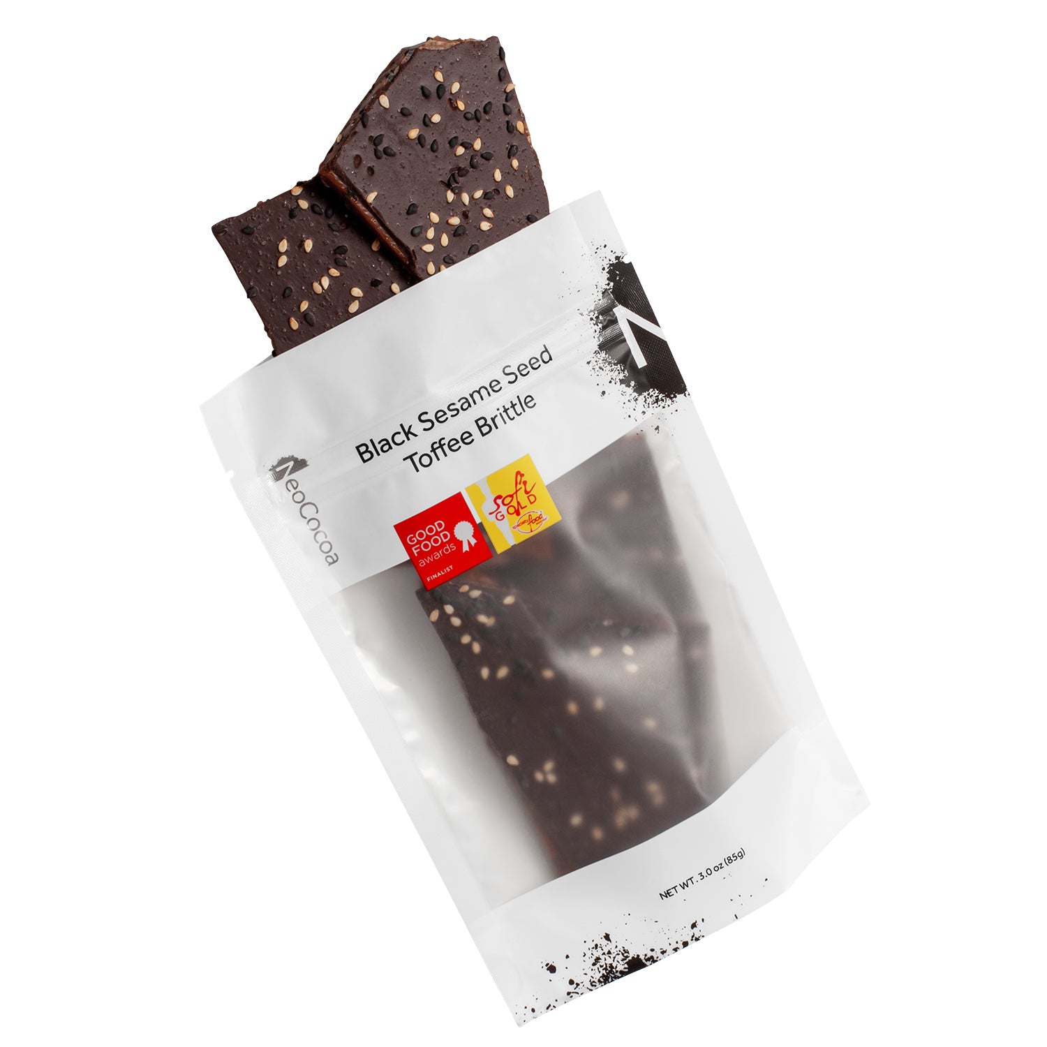 3oz Black Sesame Seed Toffee Brittle – NeoCocoa Confections